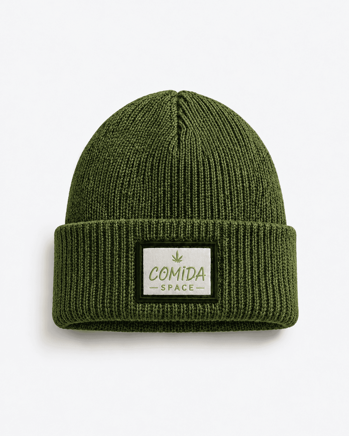 Gorro de Lã Acrílica com Etiqueta Bordada