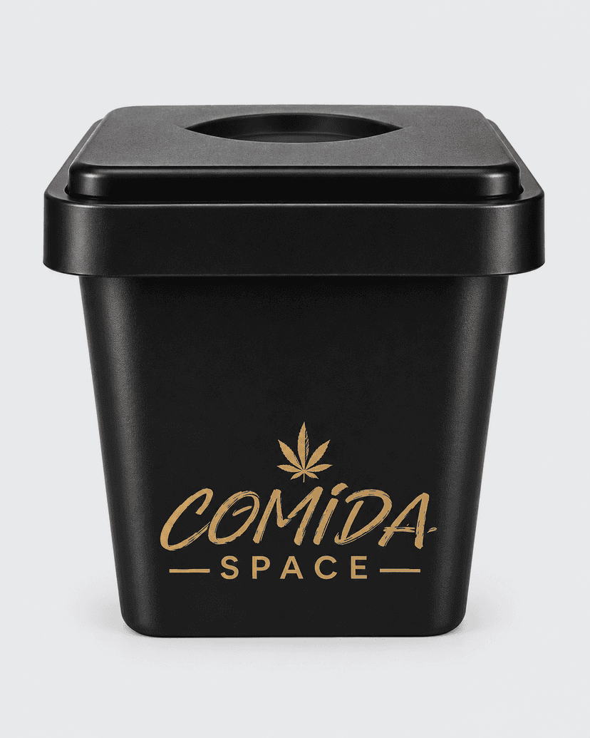 Mini Lixeira Compacta de Mesa com Recipiente