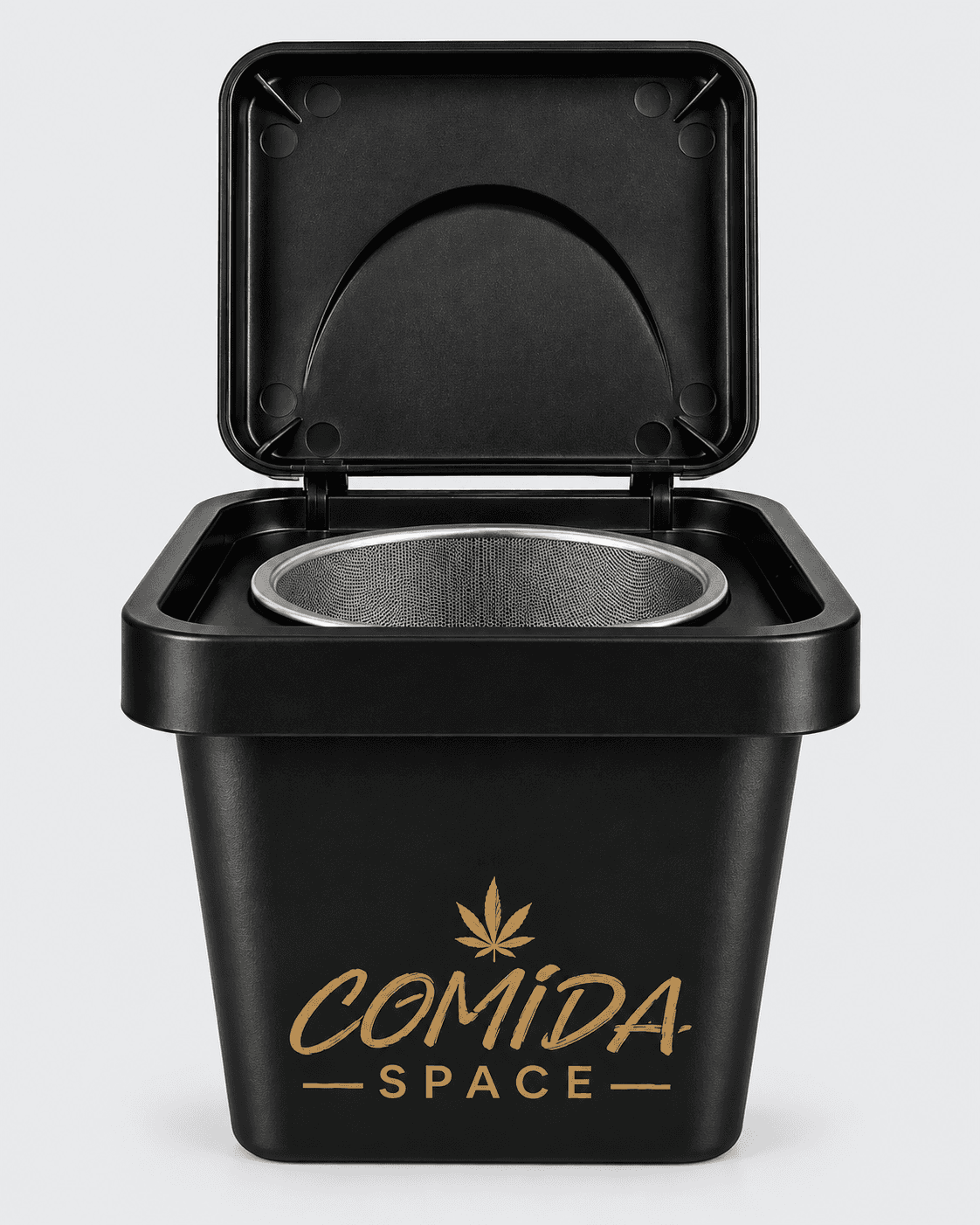 Mini Lixeira Compacta de Mesa com Recipiente