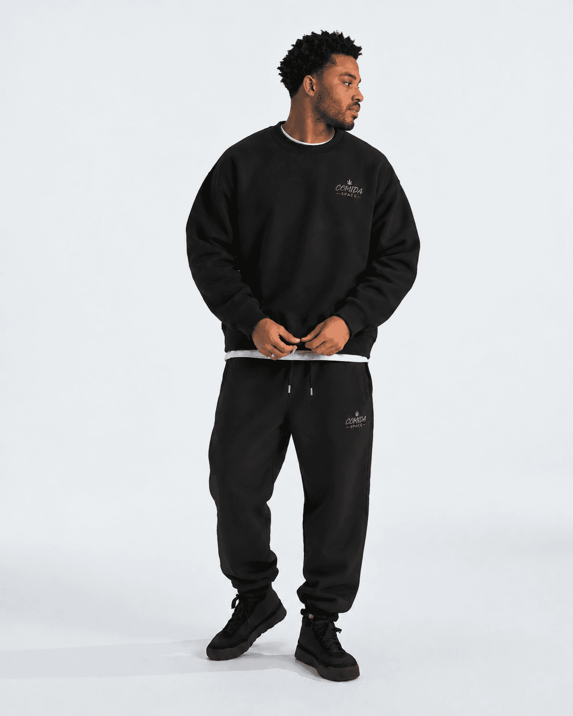 Conjunto de Moletom 3 Cabos Blusa e Calça com Estampa