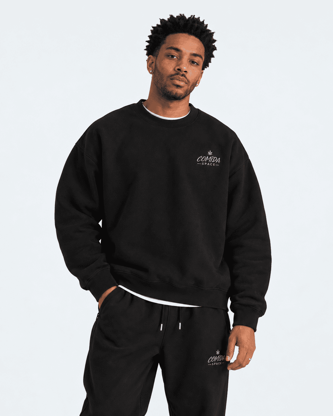 Conjunto de Moletom 3 Cabos Blusa e Calça com Estampa