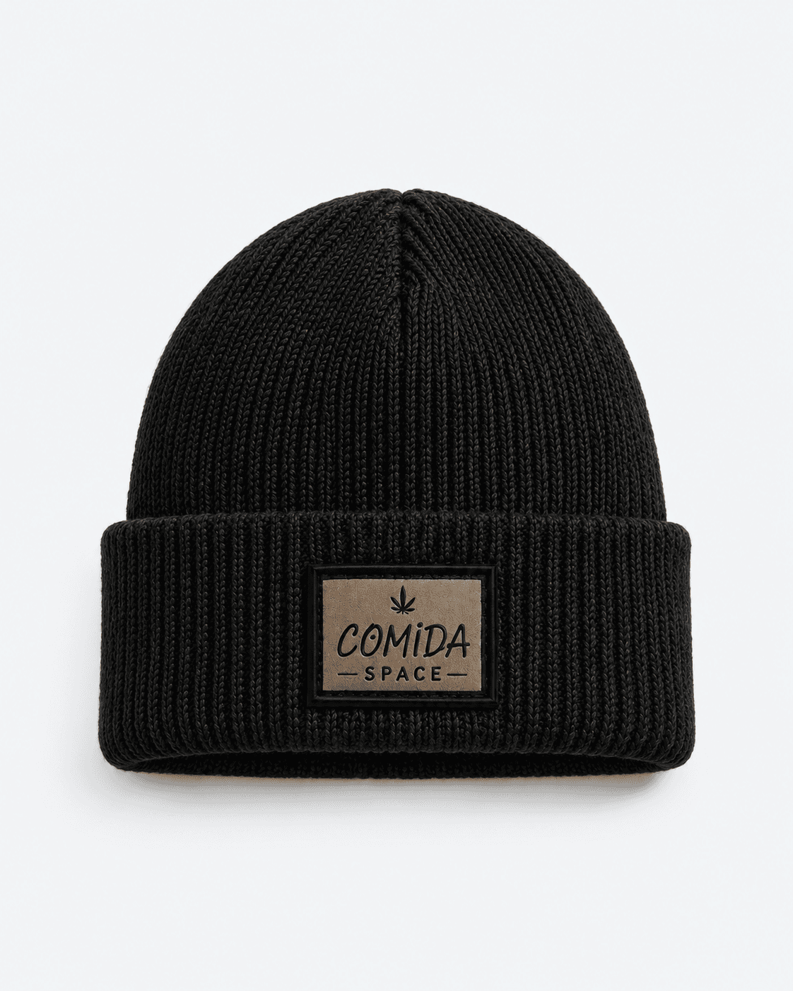 Gorro de Lã Acrílica com Etiqueta Bordada