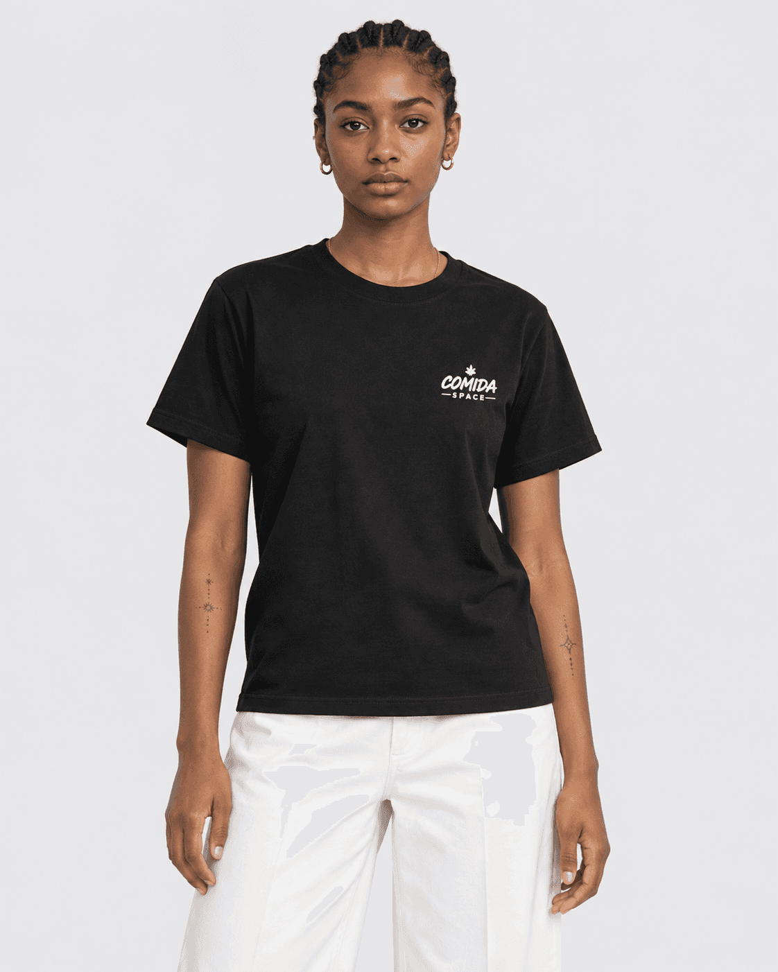 Camiseta Algodão Pima Peruano Estampa Space