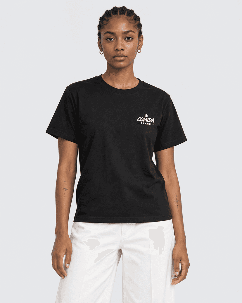Camiseta Algodão Pima Peruano Estampa Space