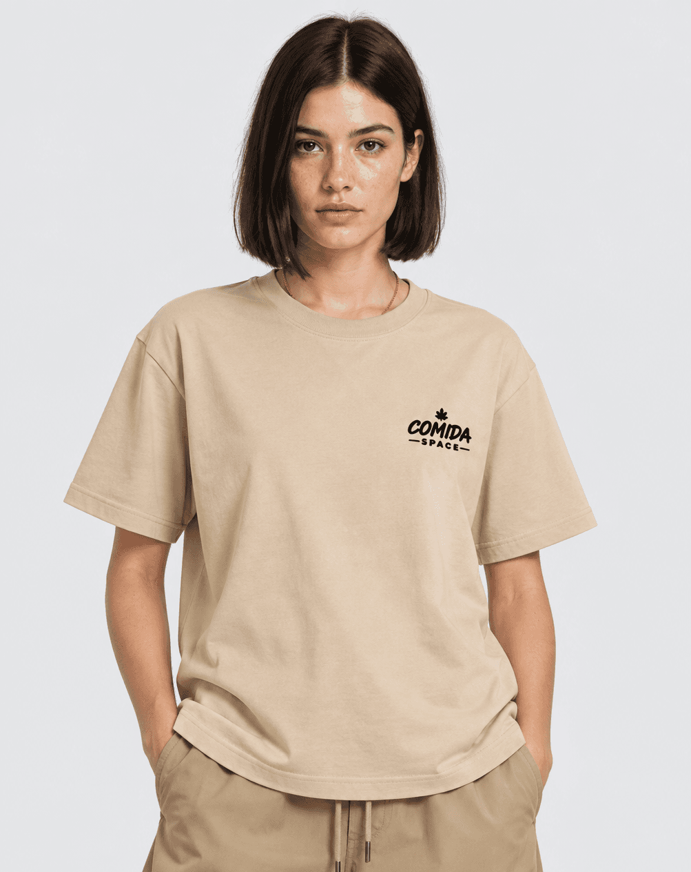 Camiseta Algodão Pima Peruano Estampa Space