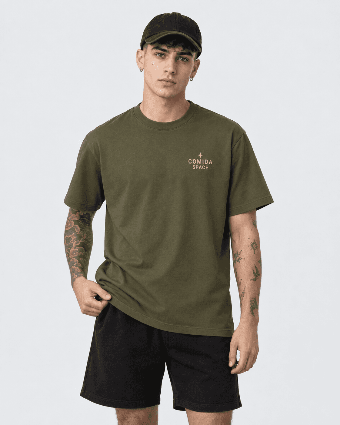 Camiseta Algodão Pima Peruano Estampa Ovos