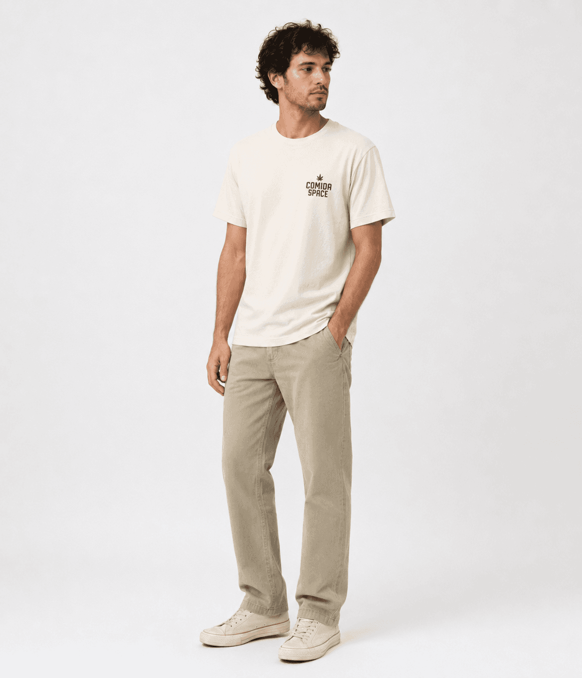 Camiseta Algodão Pima Peruano Estampa Stay True