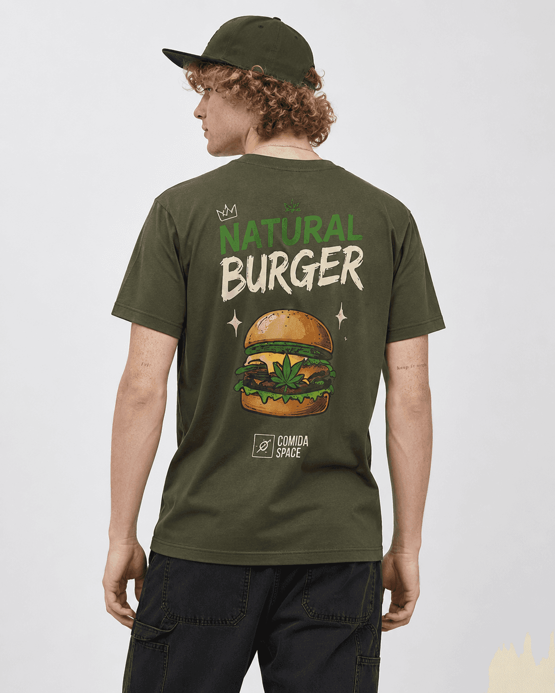 Camiseta Algodão Pima Peruano Estampa Natural