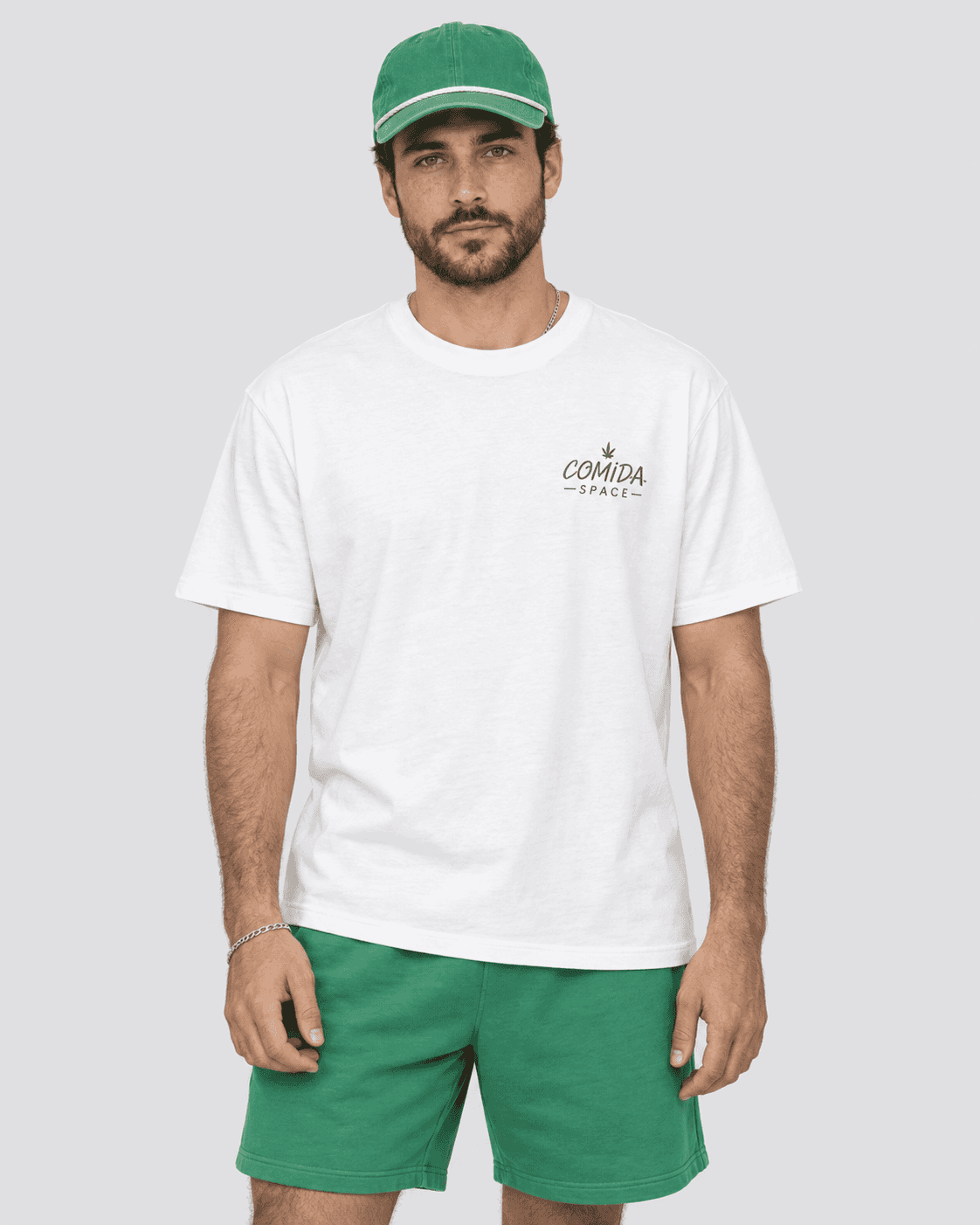 Camiseta Algodão Pima Peruano Estampa Natural