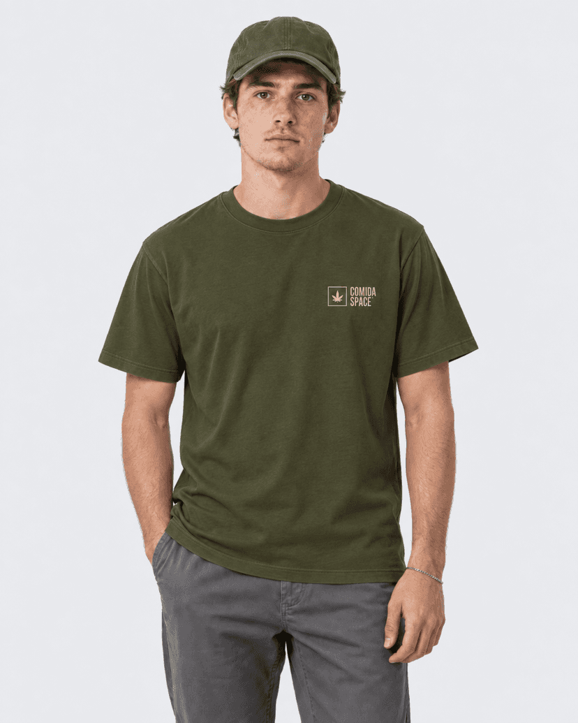 Camiseta Algodão Pima Peruano Estampa Grower